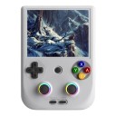 Console portatile per giochi con Android 13 e display IPS touch da 4" con processore Unisoc T820, batteria da 5500 mAh e retroilluminazione RGB 8
