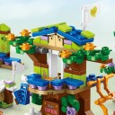 Construção de casa na árvore 12 x 6,5 x 10 cm 152 peças 6 em 1 Quebra-cabeça criativo com várias opções de construção 6