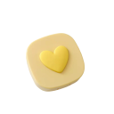 Contact Lens Case with Mirror and Accessories Size 7 x 7 x 2.4 cm Plastic Coloured Case with Heart for Travel 10