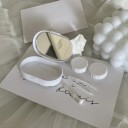 Contact Lens Case with Mirror Compact Plastic Coloured Case with L R Boxes Tweezers and Applicator for Travel 9