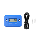 Contador de horas digital LCD para motocicleta, resistente al agua, para monitoreo de la vida útil del motor, mantenimiento del vehículo y horas de servicio. 8