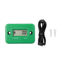 Contador de horas digital LCD para motocicleta, resistente al agua, para monitoreo de la vida útil del motor, mantenimiento del vehículo y horas de servicio. 1
