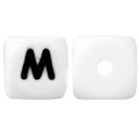 Contas de silicone alfabéticas 10 unid 16