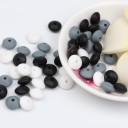 Contas de silicone em forma de círculo - 60 unid 7