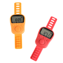 Contatore elettronico a LED regolabile a 3 cifre per dito ricaricabile con orologio e retroilluminazione 3