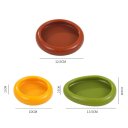 Contenedor de silicona para alimentos, portátil, a prueba de fugas, para frutas y verduras frescas, apilable y reutilizable. 3