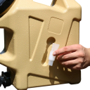 Contenitore da campeggio per acqua 12 l Sacco d'acqua portatile con rubinetto Secchio pieghevole da esterno Serbatoio per acqua da picnic Grande capacità 4