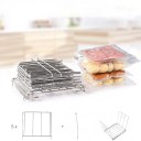 Contenitore per sous vide 11 l con coperchio e griglia in acciaio inox Paratie divisorie rimovibili Acciaio inox 304 e policarbonato Trasparente 12