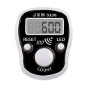 Contor electronic portabil cu 6 cifre Temporizator digital LCD din plastic, senzor de înaltă precizie pentru numărarea timpului și a pasului 6