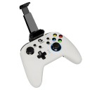 Controlador de jogo sem fios branco GameSir T4 Pro com giroscópio, vibrações, retroiluminação RGB e suporte a várias plataformas 5