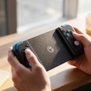 Controlador de juegos móvil para teléfonos de hasta 168 mm con USB-C para Android, iOS y PC con joysticks de efecto Hall, negro con botones azules 2