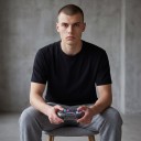 Controlador inalámbrico para juegos con retroiluminación RGB y vibraciones con botones programables y batería de 600 mAh negro para Switch 2 PC iOS 4