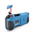Controller di gioco mobile per telefoni fino a 168 mm con USB-C per Android, iOS e PC con joystick a effetto Hall, nero con pulsanti blu 5