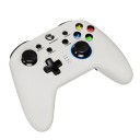 Controller di gioco wireless bianco GameSir T4 Pro con giroscopio, vibrazioni, retroilluminazione RGB e supporto multi-piattaforma 3