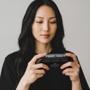 Controller für Kampfspiele mit 6 Tasten und höhenverstellbarem Joystick Bluetooth und kabelgebunden in Schwarz für PC, iOS, Switch und Android 3