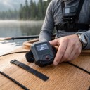Controlo remoto STARTRC para Insta360 X5 e ACE com GPS Bluetooth integrado com ecrã Preto com bracelete e suporte para bicicleta Para desporto 6