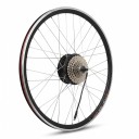 Conversion Kit for Electric Bicycle Rear Hub Motor MXUS XF15R 48 V 500 W 26" Wheel Brake Sensor Freewheel 6–9 Speeds LCD Display Black 1