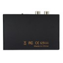 Conversor HDMI com separação de som para óptico SPDIF e stereo RCA Saída HDMI em passagem Interruptor 2CH e 5.1CH Resolução 1080p Alimentação via USB 3