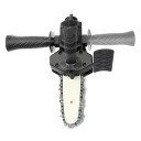 Converter for Mini Electric Saw 15.24, 85 x 230 x 70 cm Conversion Attachment for Chainsaw and Gardening Work for Efficient Wood Cutting 1