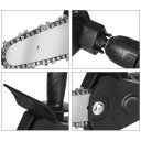 Convertidor para mini sierra eléctrica 15,24, 85 x 230 x 70 cm Adaptador de conversión para sierra de cadena y trabajo en jardín para un corte 2
