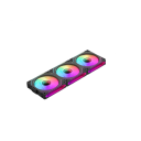 COOLCIRC 120mm ARGB -tuuletin PC-koteloille, peilimäinen syklinen valotehoste, CPU-jäähdytin, 4PIN PWM, 58,36 CFM 1