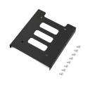 Coolcirc Adapter Metalowy 2,5" na 3,5" SATA SSD HDD Uniwersalny Uchwyt Montażowy do Obudowy PC Tower Zestaw Montażowy Przenośny Dysk Twardy 1