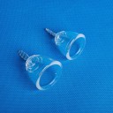 Copa menstrual transparente de silicona médica Alternativa cómoda y ecológica a las compresas y tampones Producto de higiene femenina con tallo 6