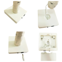 Copacul de mesteacăn luminos 60 cm 24 LED pe baterii Copacul decorativ pentru interior Lumină modernă naturală pentru masă și raft 2