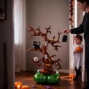 Copacul înfricoșător gonflabil Balon în picioare Decorațiune de Halloween 87 x 126 cm Maro cu soclu verde Decorațiune de petrecere pentru Halloween 3