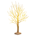 Copacul luminos mesteacăn 63,5 cm 144 LED Decorațiune naturală cu lumină albă caldă pentru interior și exterior Decorațiune modernă de Crăciun 2