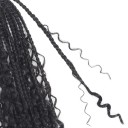 Copánky box braids 25 cm ze syntetických vlasů, sada 13 ks, příčesek pro pletení účesů, vlasové prodloužení 4