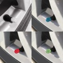 Coperchi delle valvole con pietre 4 pz Coperture decorative scintillanti per valvole di pneumatici auto Forma cilindrica arrotondata Dimensioni 9