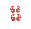 Coperchi in silicone con ganci per auricolari Apple 2 paia 4