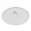 Coperchio a rete contro gli schizzi d'olio 33 cm Protezione in acciaio inox per padelle Coperchio per frittura Rete in acciaio fine Utensile da cucina 1