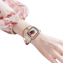 Coperchio brillante con diamanti per Apple Watch 41 mm Vetro temperato protezione dello schermo Custodia full frame per Apple Watch Series 9 8 7 iWatch 8