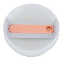 Coperchio di ricambio per Stanley Cup 10 x 4 cm Coperchio in plastica con guarnizione in silicone Coperchio resistente alle fuoriuscite Coperchio con foro per cannuccia Termohr mug 11