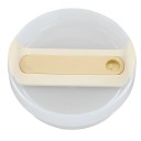Coperchio di ricambio per Stanley Cup 10 x 4 cm Coperchio in plastica con guarnizione in silicone Coperchio resistente alle fuoriuscite Coperchio con foro per cannuccia Termohr mug 10