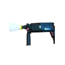 Coperchio espandibile antipolvere per trapano 80 × 60 × 126 mm Coperchio protettivo in gomma contro la polvere Accessorio per trapano elettrico Adattatore in plastica gialla 3