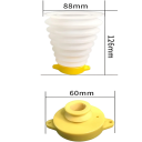 Coperchio espandibile antipolvere per trapano 80 × 60 × 126 mm Coperchio protettivo in gomma contro la polvere Accessorio per trapano elettrico Adattatore in plastica gialla 4