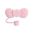 Coperchio in silicone per cannuccia 6 x 2 x 1 cm Fiocco Chiusura protettiva Cannuccia per Stanley Cup Accessorio elegante Riutilizzabile 7