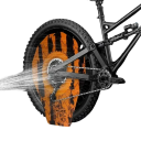 Coperchio per freni a disco per bicicletta Protezione contro la sporcizia Accessorio per la manutenzione delle biciclette Lavaggio dei bordi dei freni 4