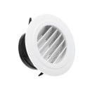 Coperchio per ventilatore tubo rotondo 100 mm 138x65x93 mm Griglia di ventilazione apertura ventilazione Coperchio per valvola di scarico 1