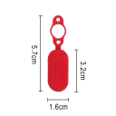 Coperchio universale in silicone contro la polvere per porta di ricarica 5,7 x 1,6 cm per Xiaomi M365 Kickscooter Pro 1S Pro 2 Monopattino 5