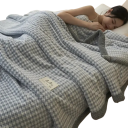 Coperta Calda a Quadri 180 x 200 cm 1,3 kg Coperta Morbida e Soffice con Cuciture Coperta Delicata e Confortevole per un Sonno e Riposo Comodi 4