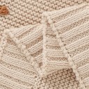 Coperta in cotone lavorata a maglia per neonati 70x90 cm Coperta per carrozzina Lettino Motivo colorato Neonati Bambini Sonno 7
