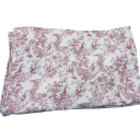 Coperta in mussola di cotone per neonati 85x65 cm Asciugamano per bambini Sacco nanna Motivo retro country in rosso 1