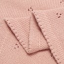 Coperta lavorata a maglia per bambini 70x90 cm in morbido cotone Mimixiong per neonati da carrozzina, lettino o per casa Coperta morbida per nido 4