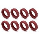 Coperți de protecție din silicon pentru roțile valizelor 4,3 x 1,5 cm 8 bucăți Accesorii antifonice pentru roți de bagaje Protecția roților 8