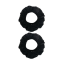 Coperți de protecție pentru roțile căruciorului pentru copii 2 bucăți Țesătură oxford rezistentă la apă Diametru 25 cm Lățime 14 cm Accesorii practice pentru părinți 1