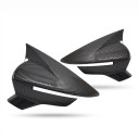 Coperți pentru oglinzile laterale stânga + dreapta, montare directă, 2 buc, plastic ABS, aspect de carbon, pentru SEAT Leon Mk3 5F, Ibiza Mk5, Arona 3